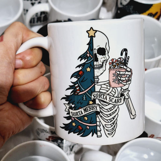 Sorta Merry Sorta Scary Sublimation Mug