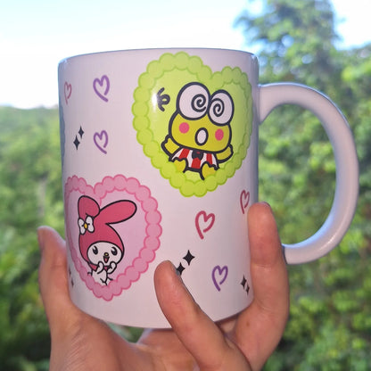 Hello Kitty and Friends Heart Frame 11oz Mug