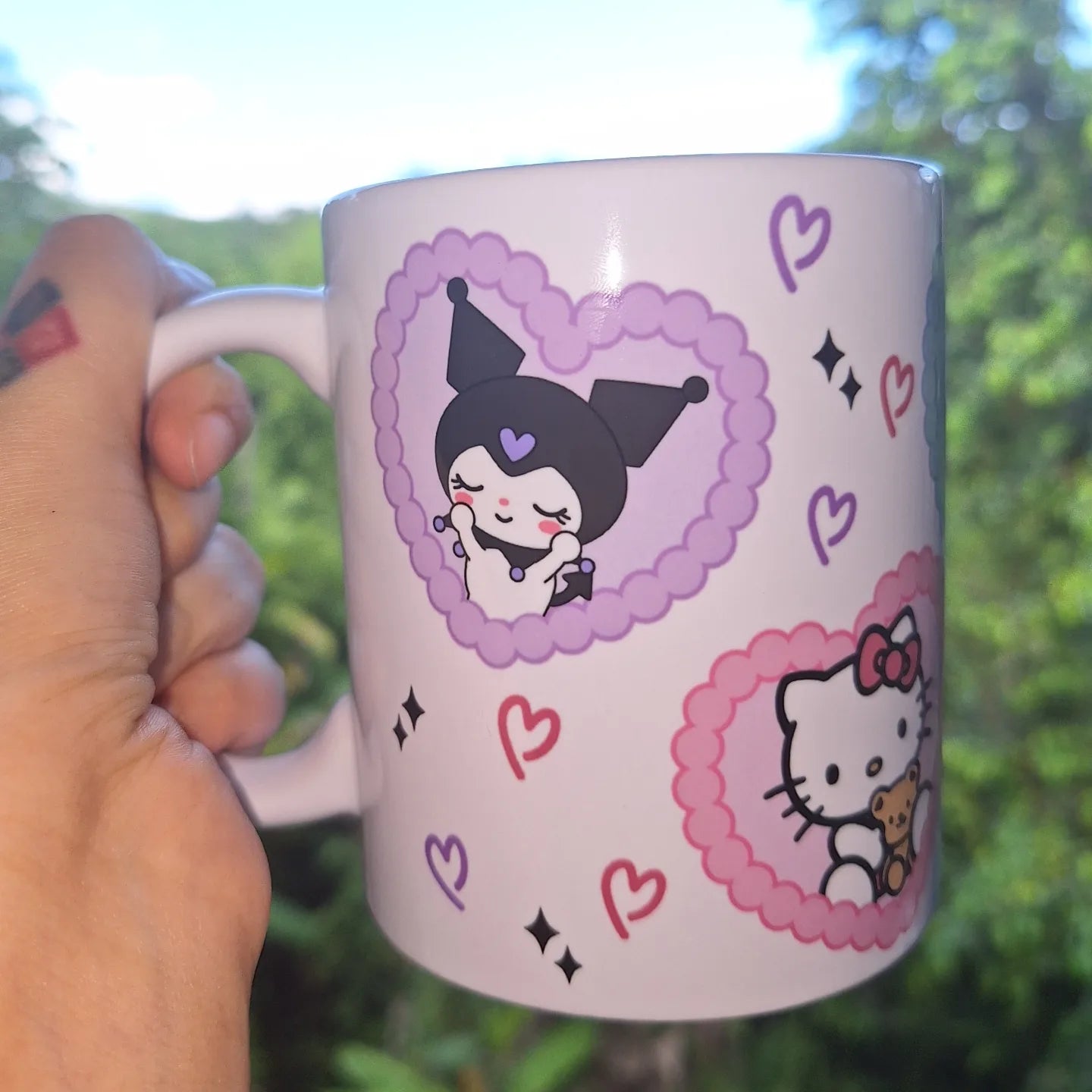 Hello Kitty and Friends Heart Frame 11oz Mug