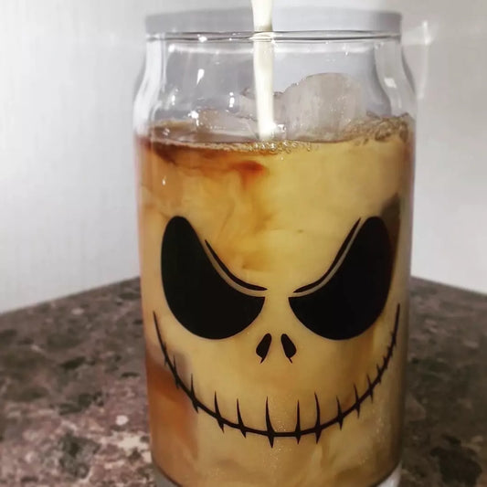 Jack Skellington Beer Can Glass