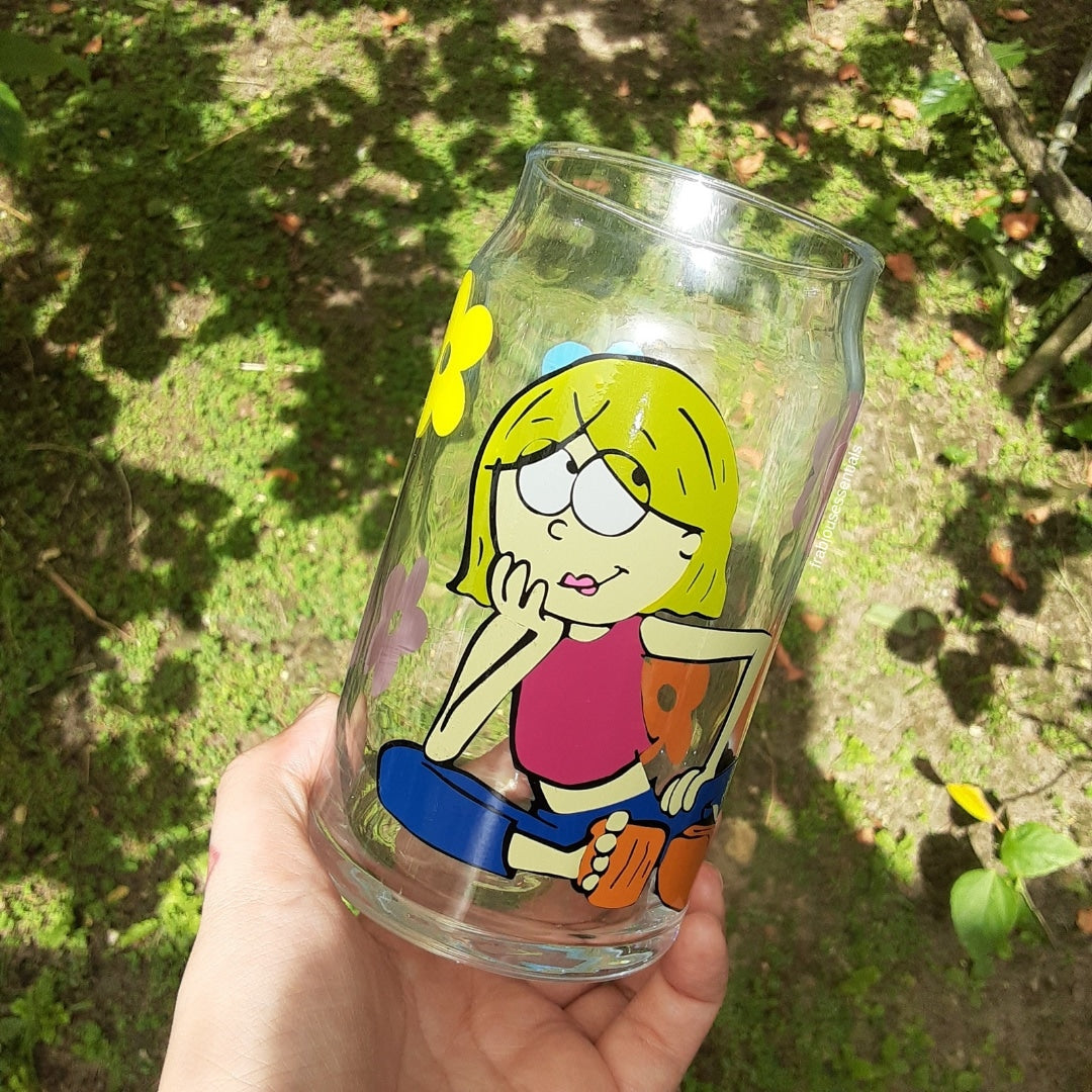 Lizzie McGuire Beer Can Glass