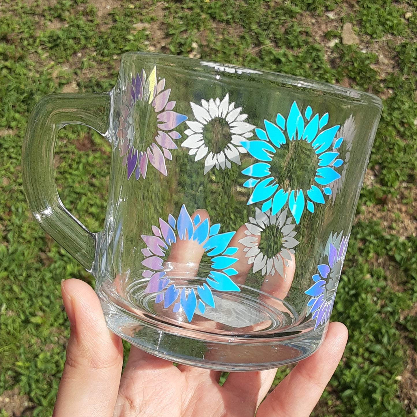 Sunflower Glass Mug