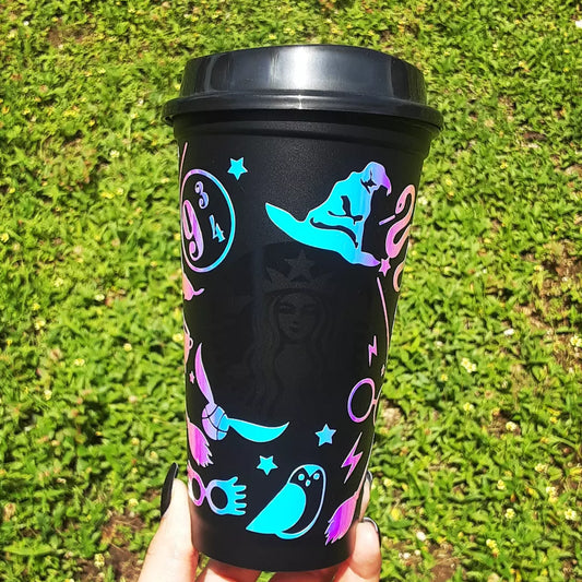 Holographic Wizards Hot Cup