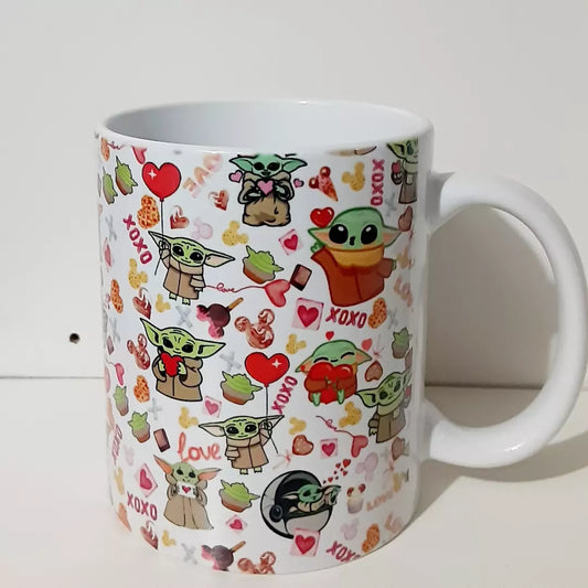 Baby Yoda Valentine's Mug