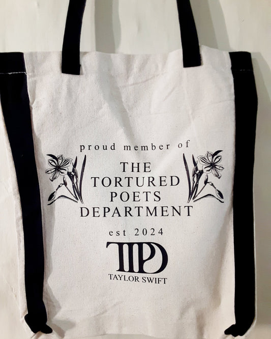 The tortured poets department tote bag