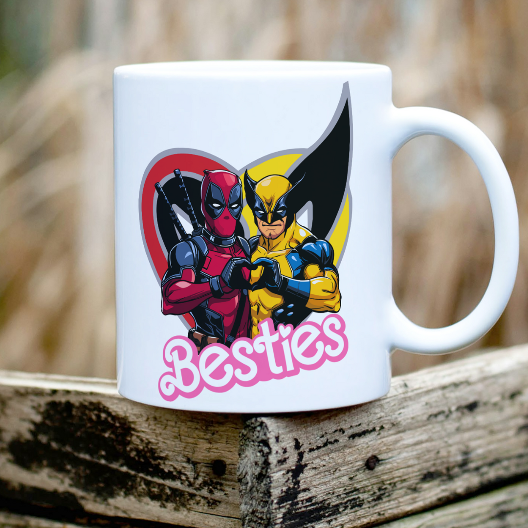 Deadpool and Wolverine Besties 11oz Mug