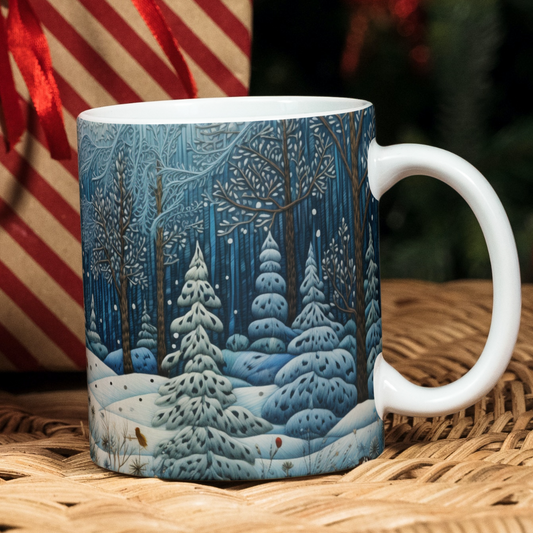 Snowy Christmas Night Mug