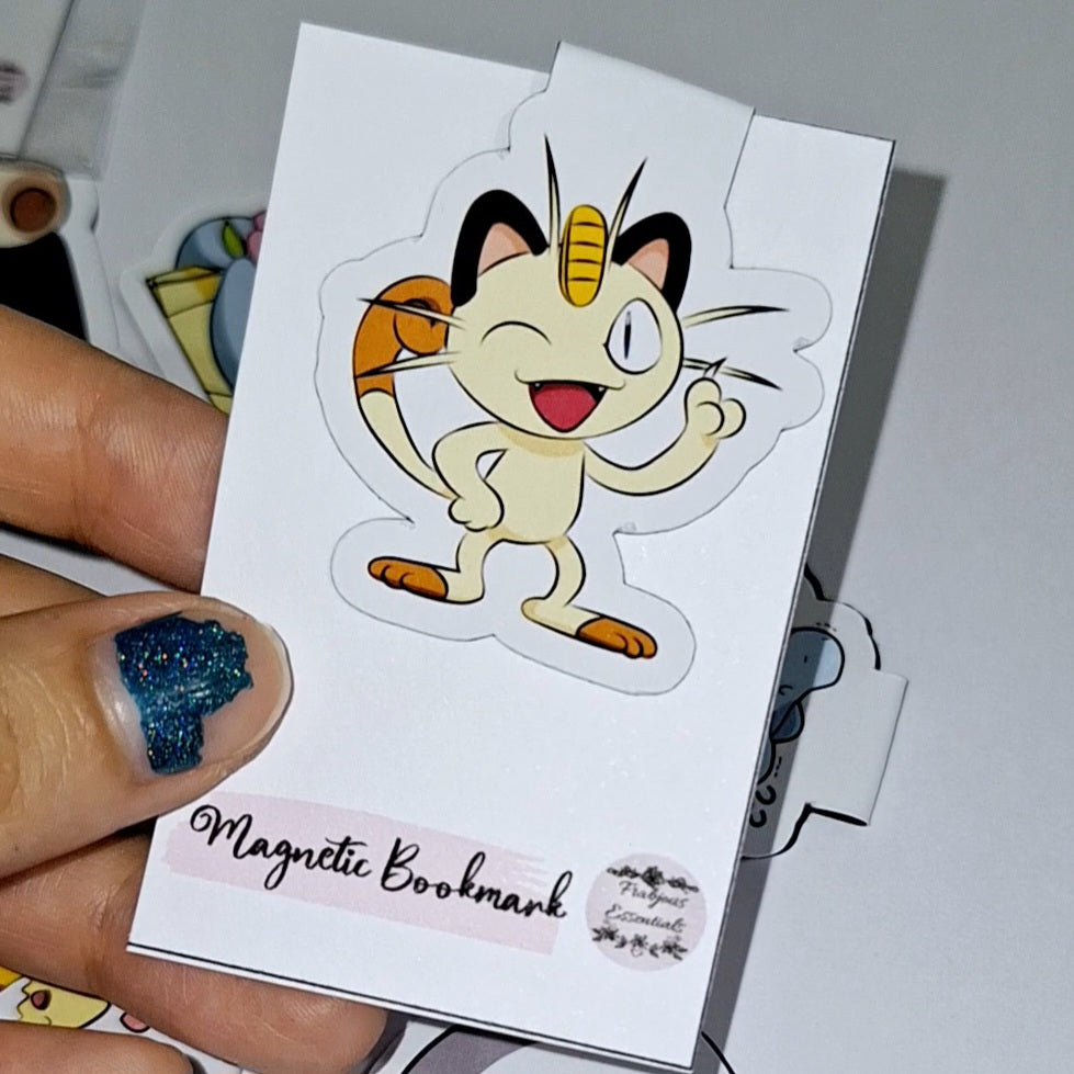 Meowth Magnetic Bookmark