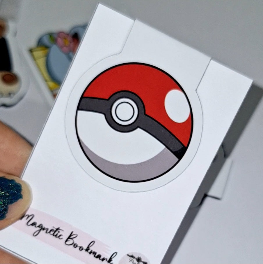 Pokeball Magnetic Bookmark