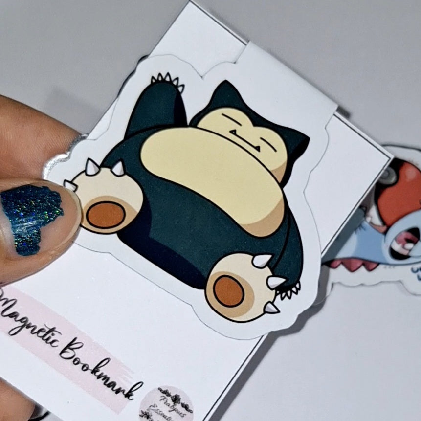 Snorlax Magnetic Bookmark