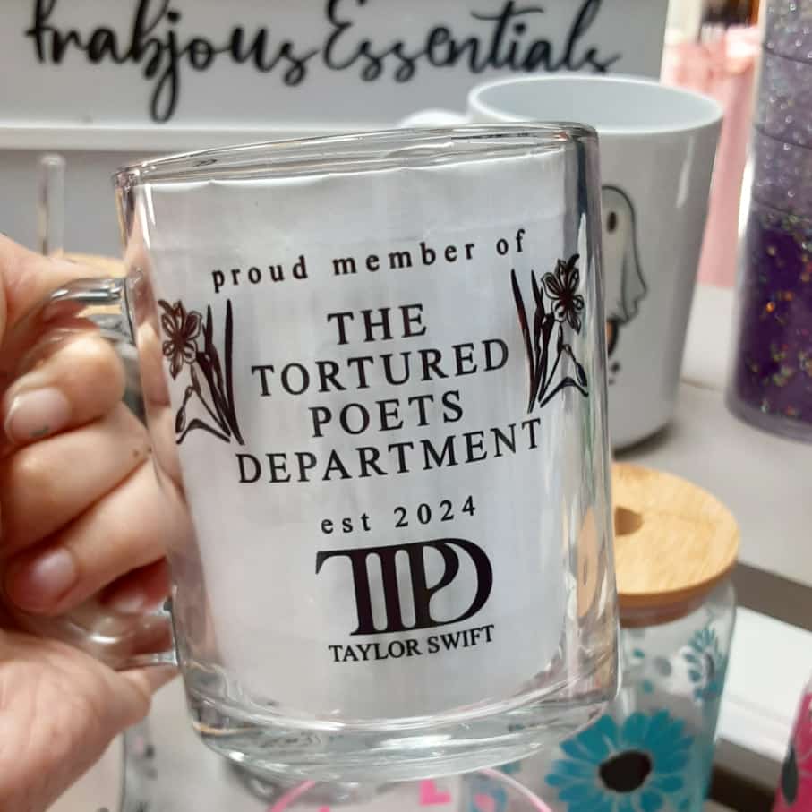 The Tortured Poets Department Glass Mug