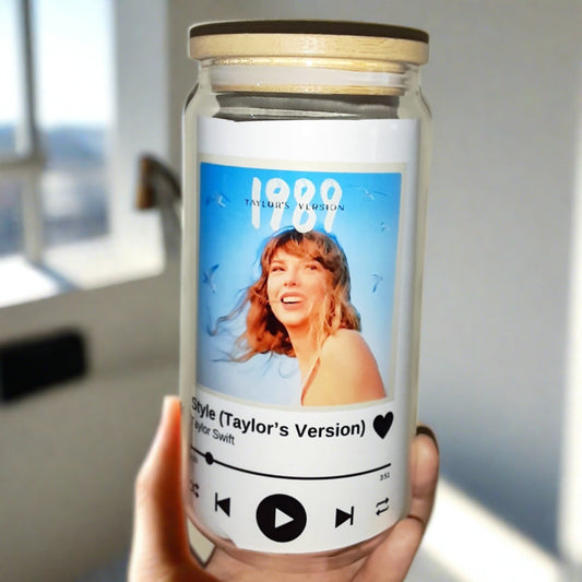 1989 Taylor's Version Beer Can Glass