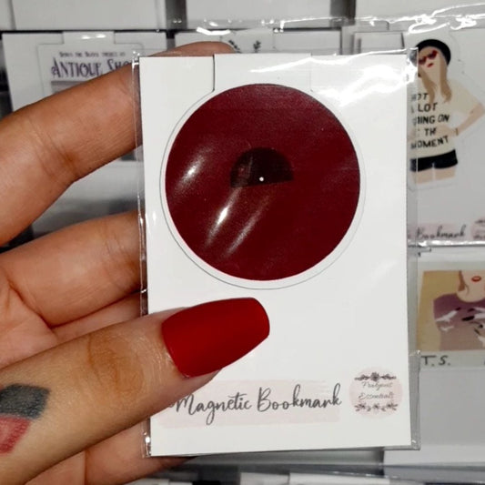 Red Vinyl Magnetic Bookmark