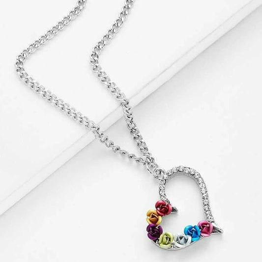 Floral Heart Necklace