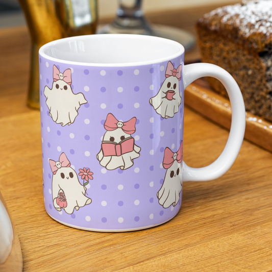 Purple Ghostie Sublimation Mug