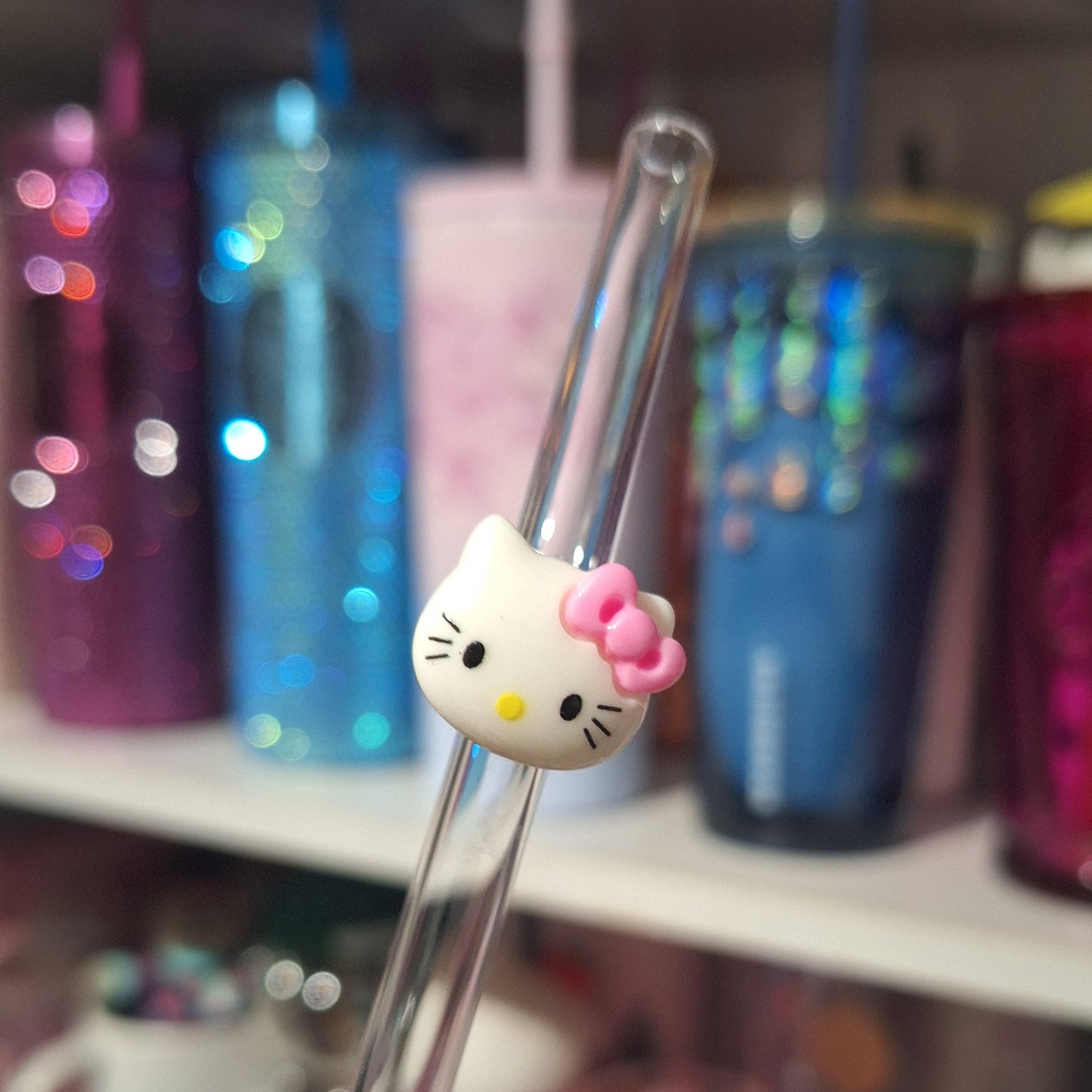 Hello Kitty Glass Straw
