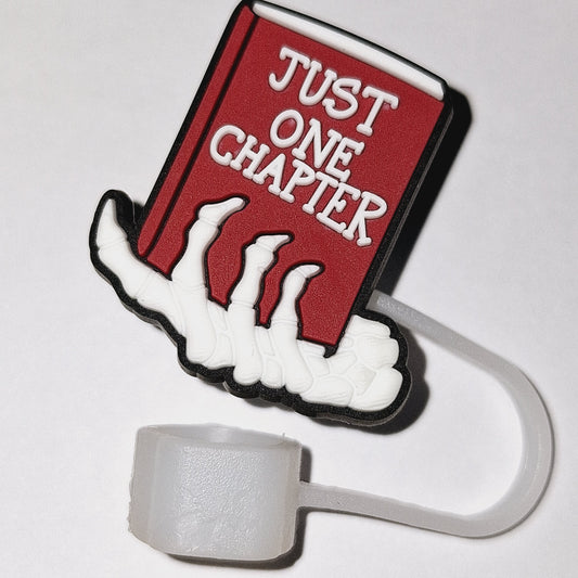 Bookish Stanley Straw Topper