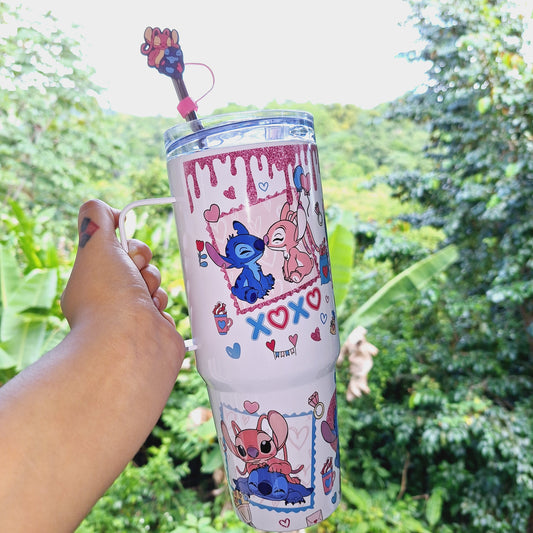 Stitch and Angel 30oz Tumbler