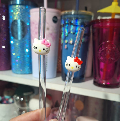 Hello Kitty Glass Straw