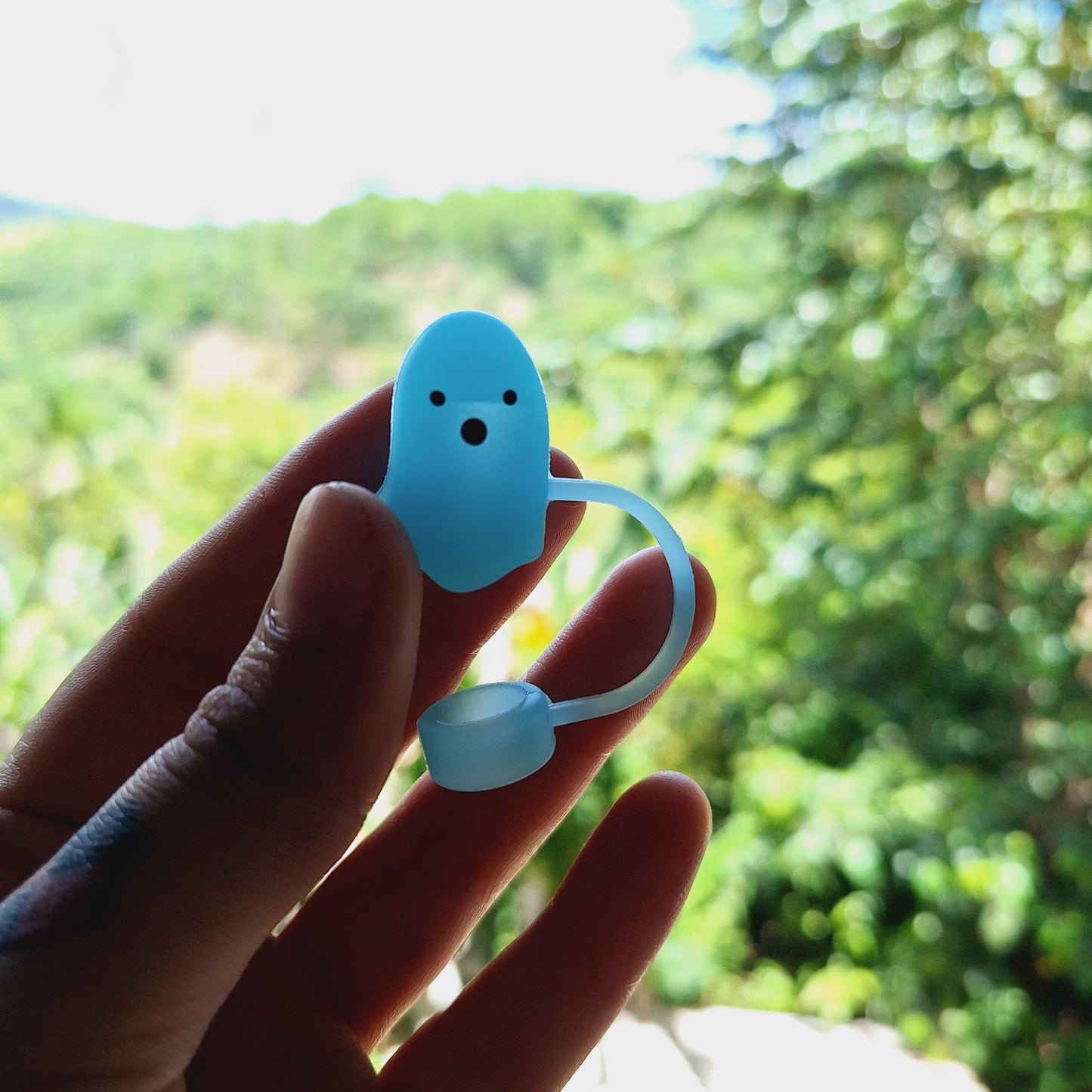 Ghost Glow in the Dark Stanley Straw Topper