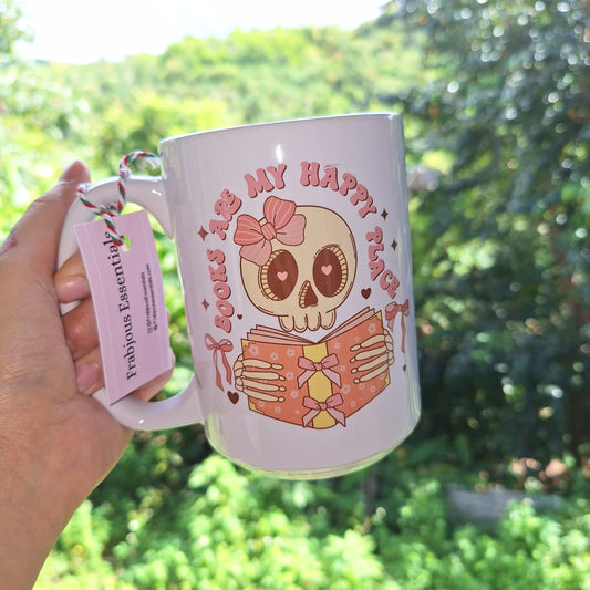 Books are my happy place 15oz Mug