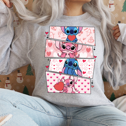 Stitch and Angel Sweatshirt