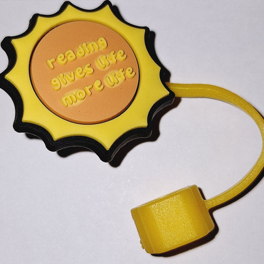 Bookish Stanley Straw Topper