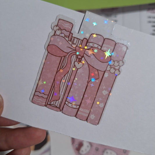 Coquette Bookshelf Magnetic Bookmark