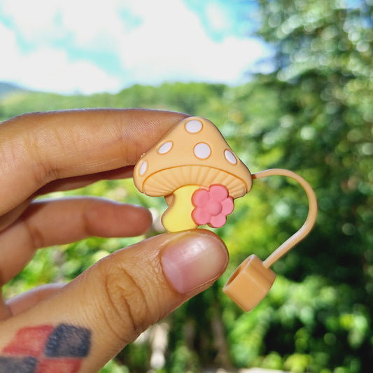 Mushroom Stanley Straw Topper