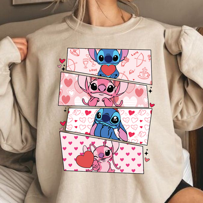 Stitch and Angel Sweatshirt