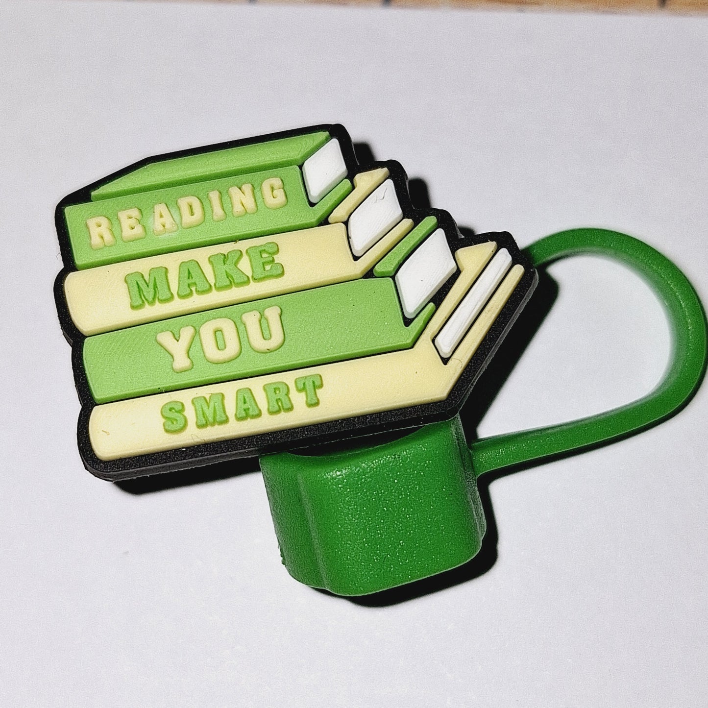Bookish Stanley Straw Topper