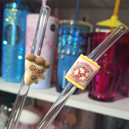 Hello Kitty Grocery Collection Glass Straw - Only One of Each Style Available!