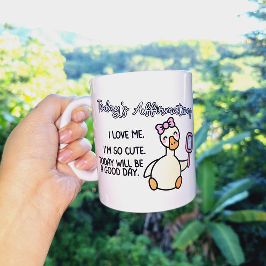 Daily Affirmations Goose 11oz Mug