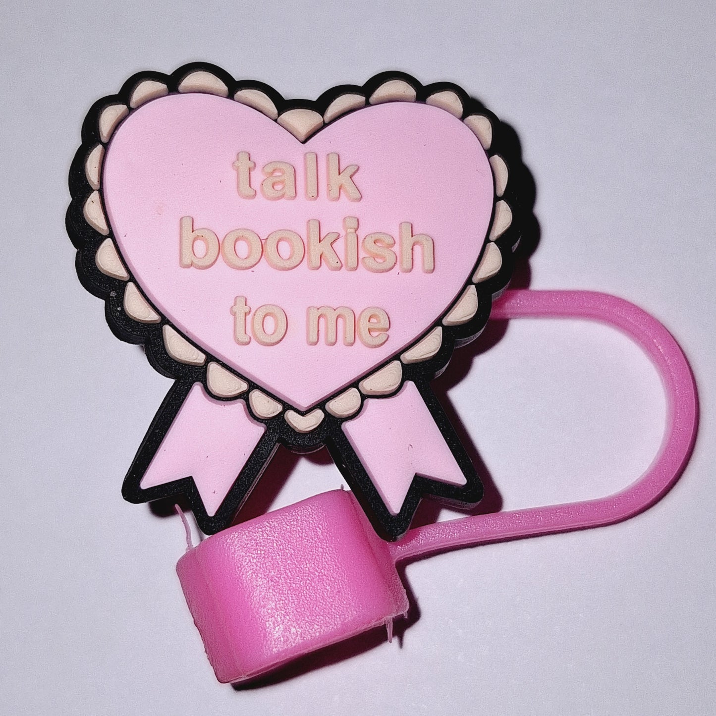 Bookish Stanley Straw Topper