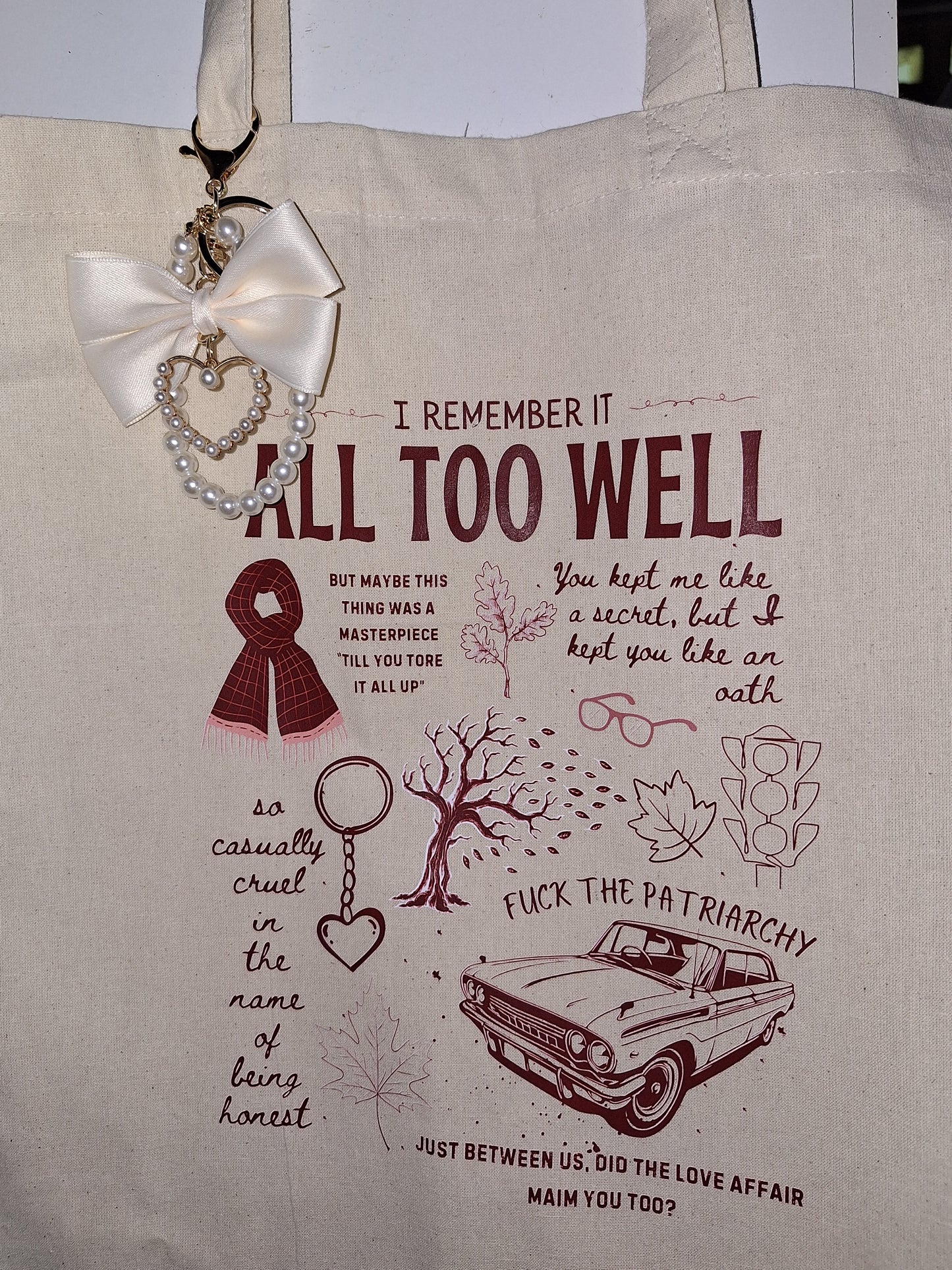 All too well tote bag