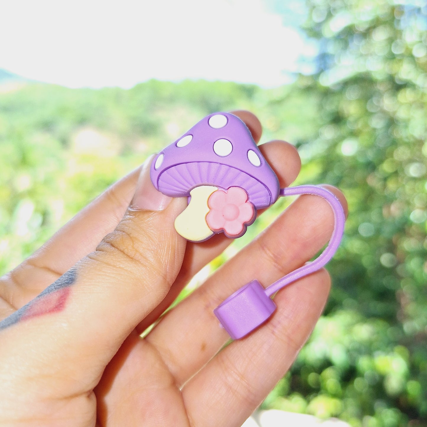 Mushroom Stanley Straw Topper