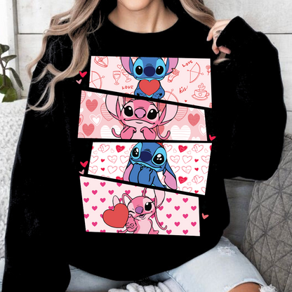 Stitch and Angel Sweatshirt