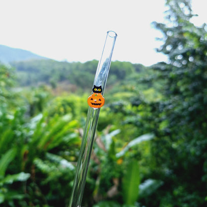 Halloween Glass Straw