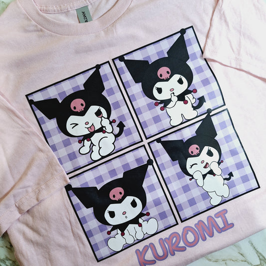 Kuromi Pink Large Tshirt